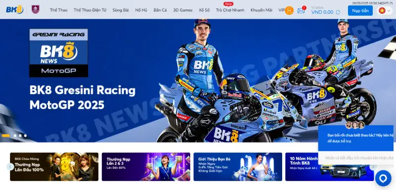 Bk8 là nhà cái uy tín số 1
