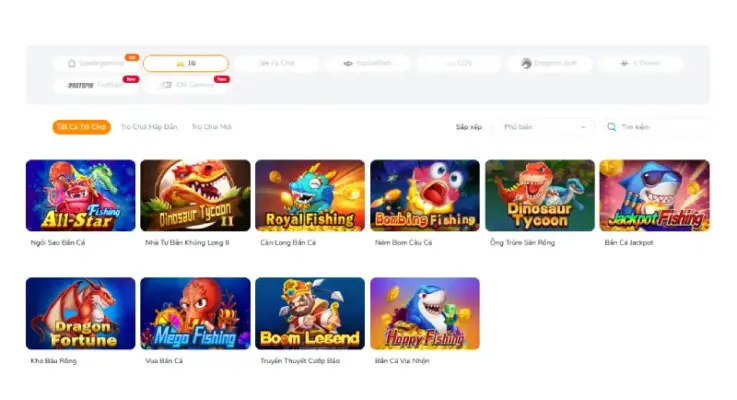 BK8 mang đến nhiều game bắn cá hay