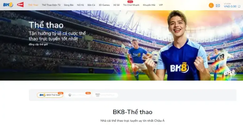 Tìm hiểu về Thể thao BK8